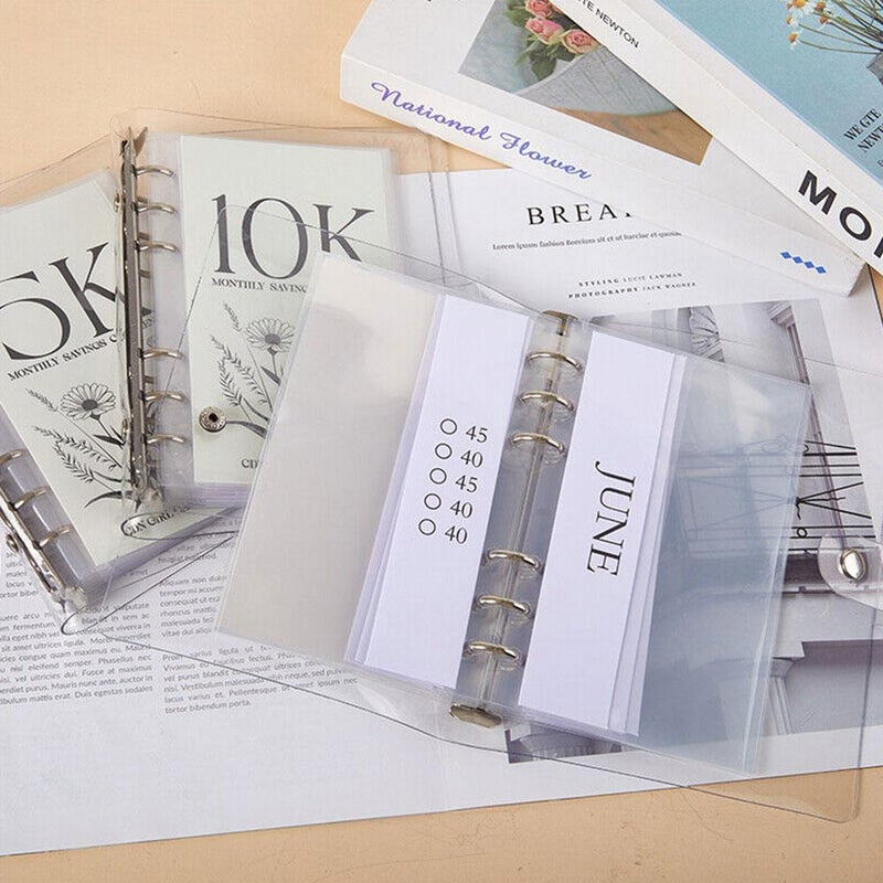 12 Month Savings Challenge Binder, 2025 New Loose Leaf Money Saving Envelopes, Cash Stash Activity Book, Money Binder for Cash Saving, Easy & Fun Way to Save 2.5K/5K/10K Dollars (2.5K) - Image 4